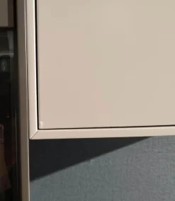 WK Wohnen Wohnwände & Tv-Lowboards|Wohnwand 419 Intono Glattlack Steingrau Rahmenfüße Schwarz