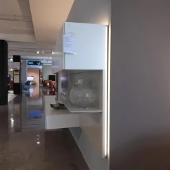 Kettnaker Wohnwände & Tv-Lowboards|Wohnwand Alea Lack Matt Weiß Und Steingrau Inklusive Beleuchtung