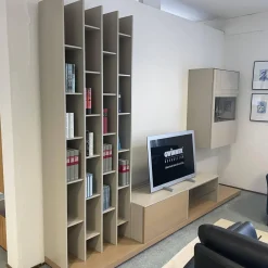 Gwinner Wohnwände & Tv-Lowboards|Wohnwand Allio Holz Lack Oliv Eiche Satin