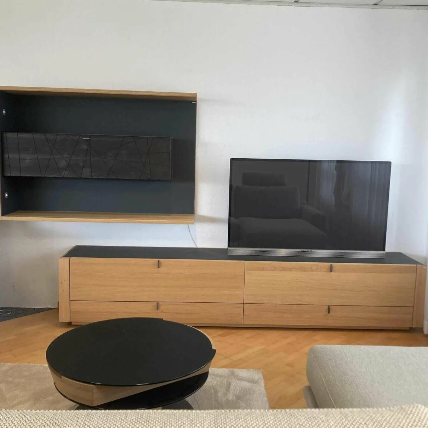 Voglauer Wohnwände & Tv-Lowboards|Wohnwand Aura Lowboard Hängelement mit LED Beleuchtung