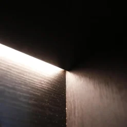 Gwinner Wohnwände & Tv-Lowboards|Wohnwand Bera Eiche Satin Terra Schwarz Gold Inklusive Sideboard Und Couchtisch