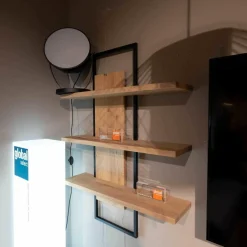 Global Wohnwände & Tv-Lowboards|Wohnwand Cabrera Asteiche Massiv Bianco Geölt Mit Beleuchtung