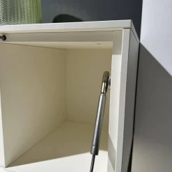 Gwinner Wohnwände & Tv-Lowboards|Wohnwand Calea Lack Seidenmatt Weiß Akzent Wildeiche Natur Mit LED Beleuchtung