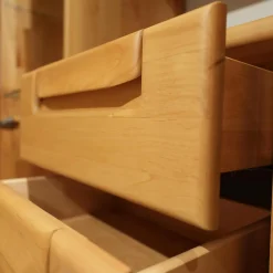 Wöstmann Wohnwände & Tv-Lowboards|Wohnwand Cantana 3000 Erle Massiv Inklusive Beleuchtung Und Flachtrafo Ohne Fernseher