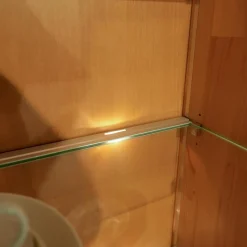 Wöstmann Wohnwände & Tv-Lowboards|Wohnwand Cantana 3000 Erle Massiv Inklusive Beleuchtung Und Flachtrafo Ohne Fernseher