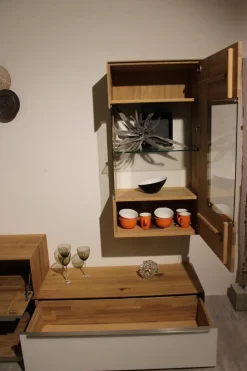 Decker Wohnwände & Tv-Lowboards|Wohnwand Carson Asteiche Massiv Bianco Geölt