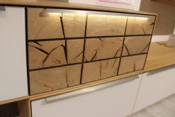 Decker Wohnwände & Tv-Lowboards|Wohnwand Carson Asteiche Massiv Bianco Geölt