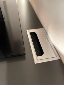 Contur Wohnwände & Tv-Lowboards|Wohnwand Casello Lack Matt Anthrazit Und Steingrau Mit TipOn Öffnung