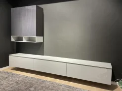 Sudbrock Wohnwände & Tv-Lowboards|Wohnwand Cubo Lack Canagrau Mit Eiche Anthrazit Gebeizt