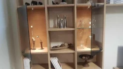 Team 7 Wohnwände & Tv-Lowboards|Wohnwand Cubus Eiche Weißöl Farbglas Taupe