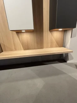 Team 7 Wohnwände & Tv-Lowboards|Wohnwand Cubus Pure 32 Eiche Weiß Geölt Farbglas In Naturweiß Kiesel Grau Und Graphitgrau Mit Beleuchtung Und TV-Halteplatte