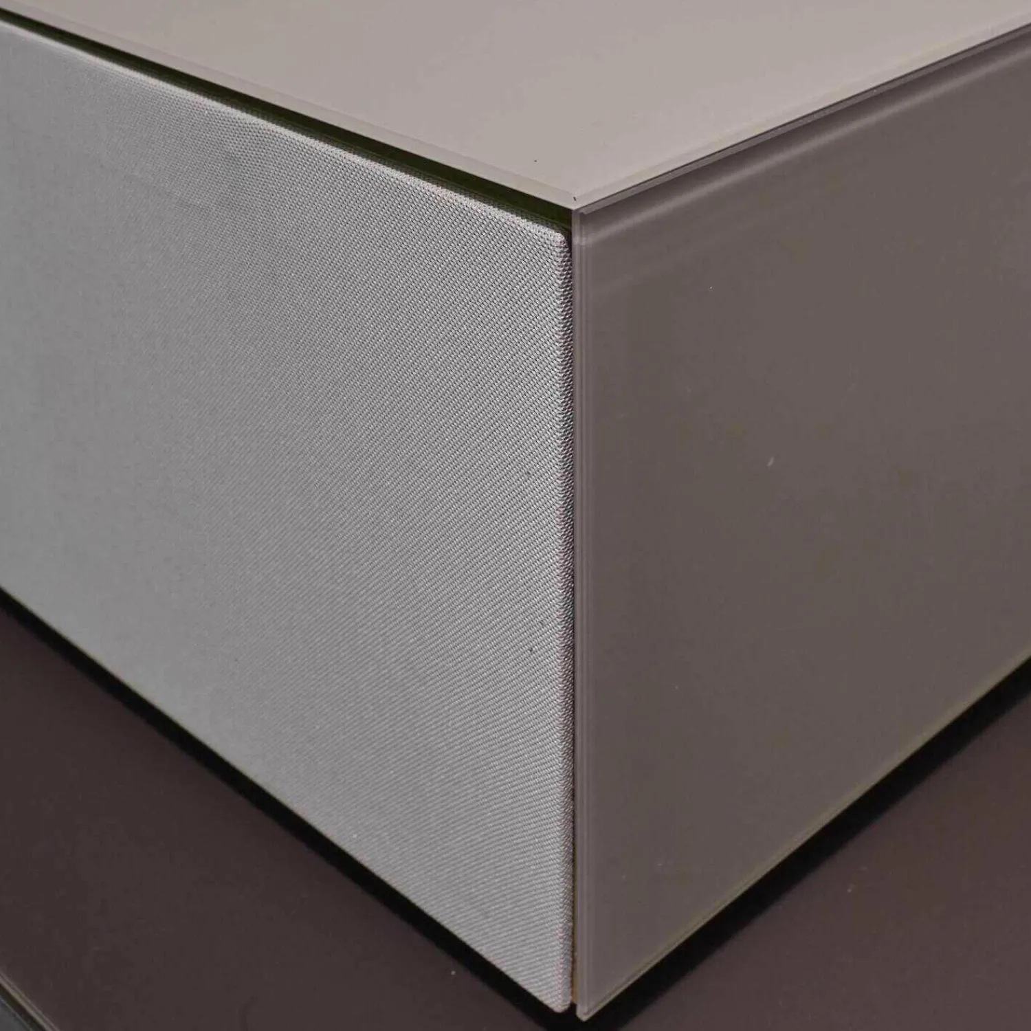 Mobilari Wohnwände & Tv-Lowboards|Wohnwand Cubus Pure Eiche Massiv Farbglas