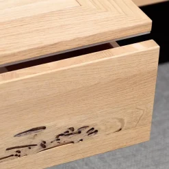 Team 7 Wohnwände & Tv-Lowboards|Wohnwand Eiche Natur Farbglas Weiß Matt Inklusive Beleuchtung Mit Fernbedienung