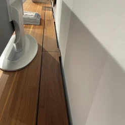 Team 7 Wohnwände & Tv-Lowboards|Wohnwand Filigno Nussbaum Natur Geölt Inklusive Technikelement Mit Kabelhohlraum