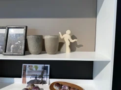 B&B Italia Wohnwände & Tv-Lowboards|Wohnwand Flat C Lack Satiniert Gips Weiß Und Wüstenfarben Beige