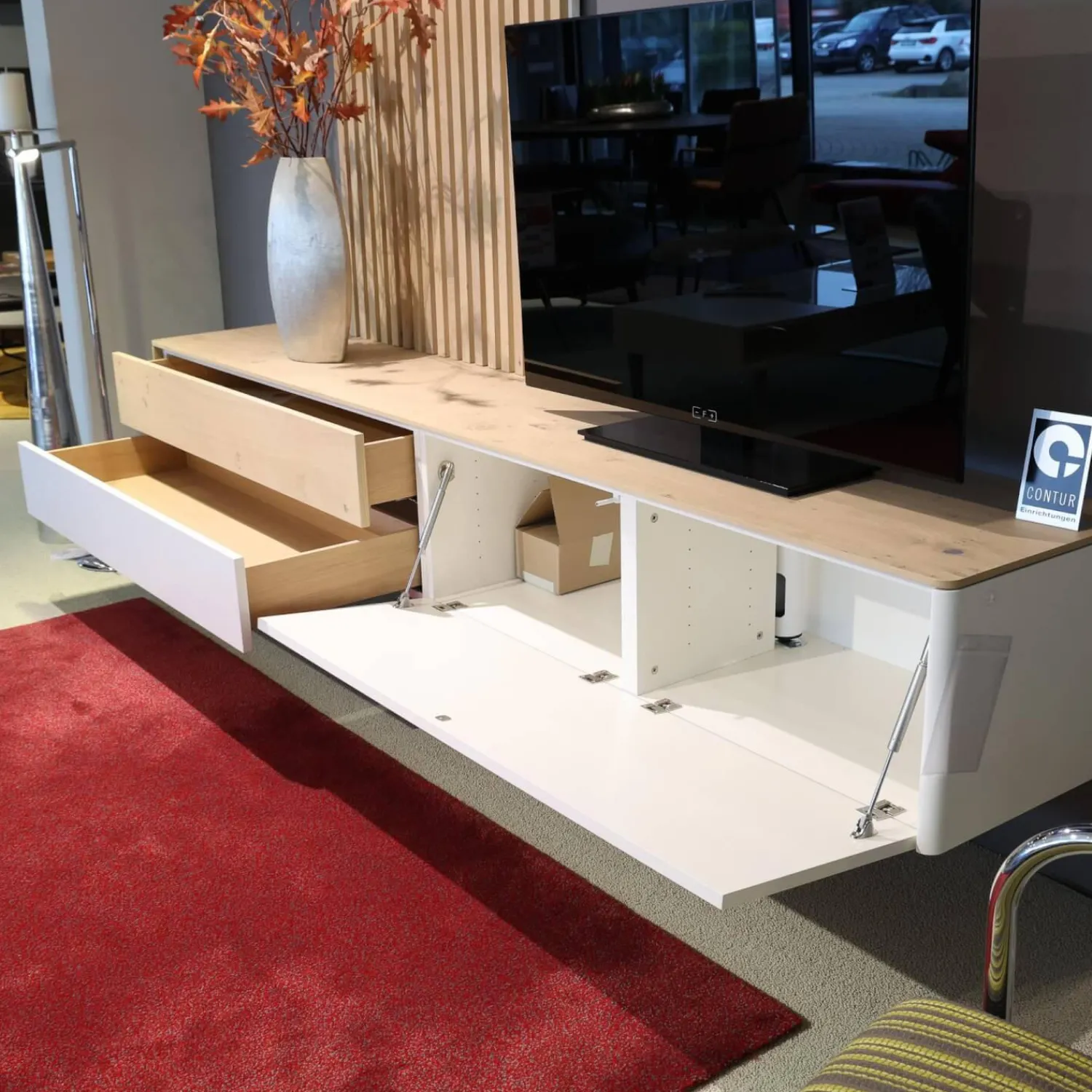 Sudbrock Wohnwände & Tv-Lowboards|Wohnwand Goya Glattlack Blütenweiß Ohne Lamellenpaneel