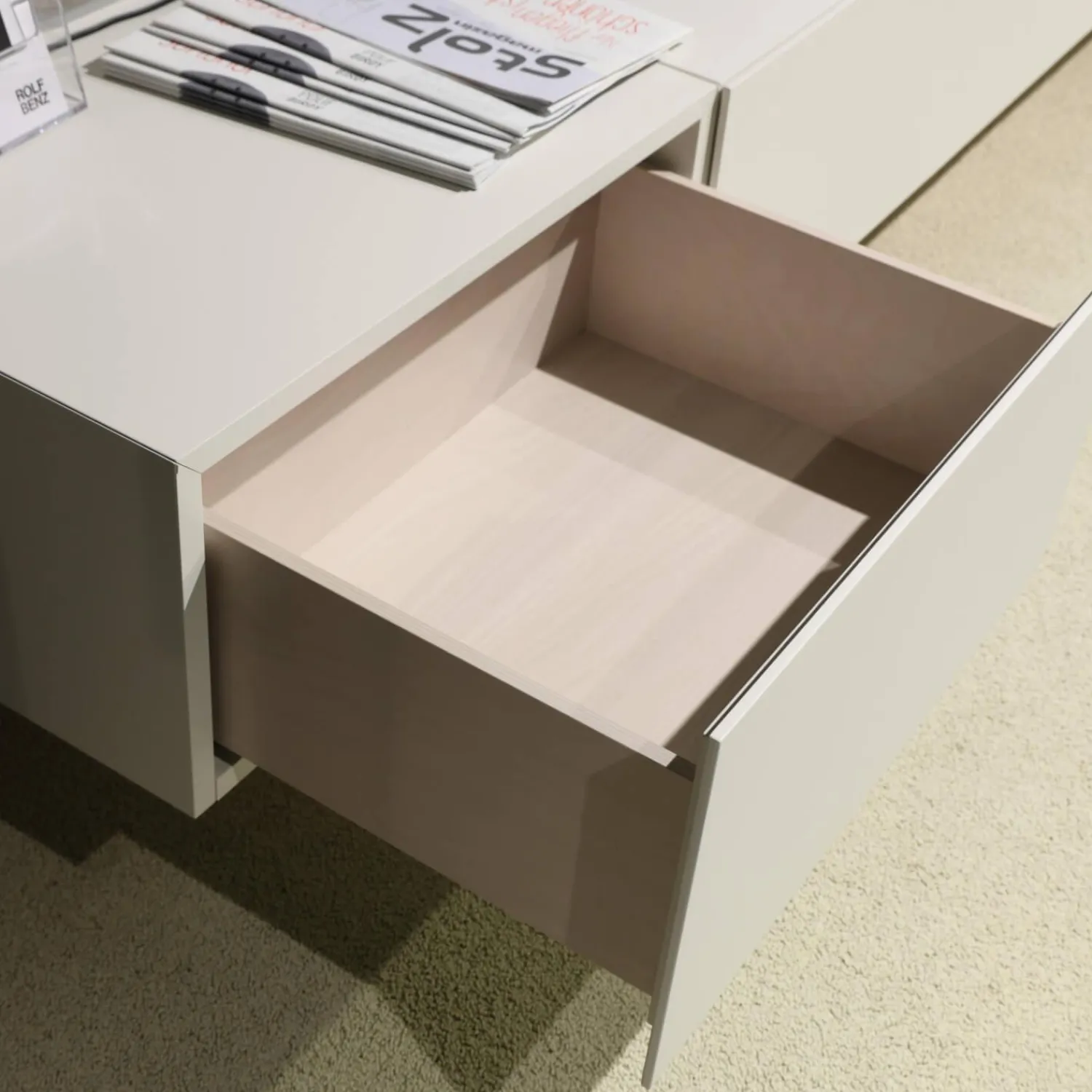 Presotto Wohnwände & Tv-Lowboards|Wohnwand I ModulART Grigio Calce Weiß