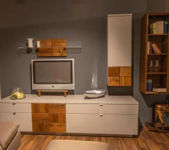 Venjakob Wohnwände & Tv-Lowboards|Wohnwand Kandu Kombi KA02.3542 Lack Steingrau Colorado