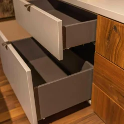 Venjakob Wohnwände & Tv-Lowboards|Wohnwand Kandu Kombi KA02.3542 Lack Steingrau Colorado