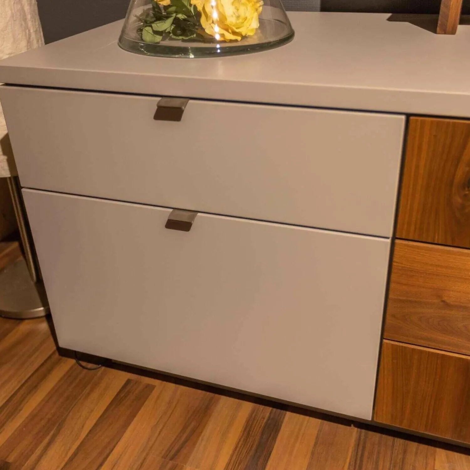 Venjakob Wohnwände & Tv-Lowboards|Wohnwand Kandu Kombi KA02.3542 Lack Steingrau Colorado