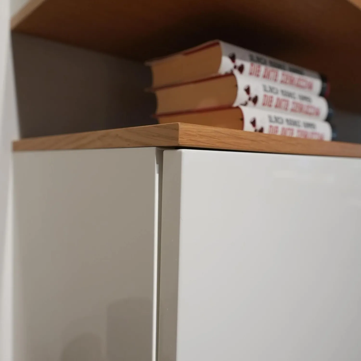 Musterring Wohnwände & Tv-Lowboards|Wohnwand Kara 61958 Lack Weiß Griffe Edelstahl