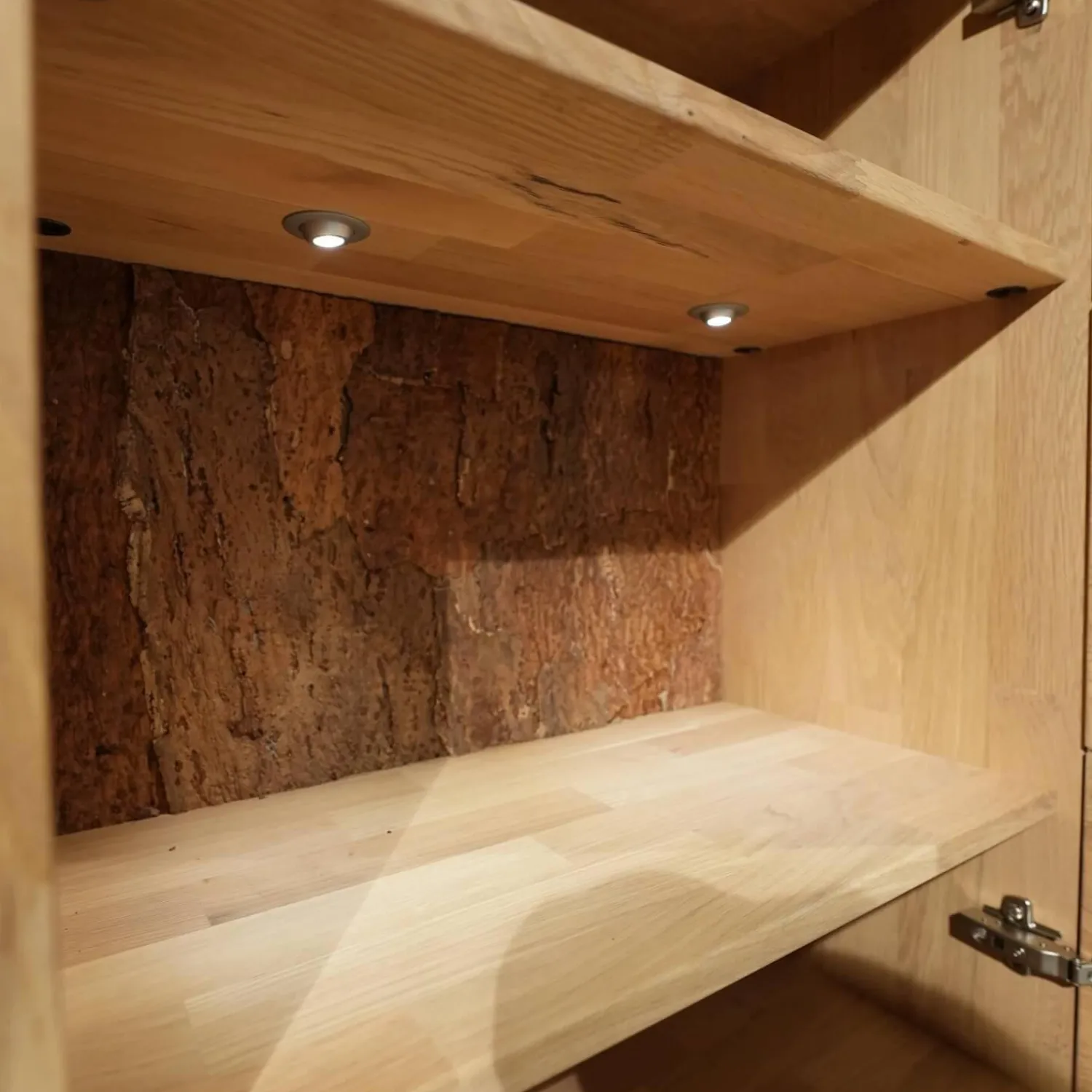 Decker Wohnwände & Tv-Lowboards|Wohnwand Lavaro Wildeiche Bianco Massiv Geölt Mit Sideboard Und Beleuchtung Ohne Fernseher