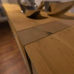 Venjakob Wohnwände & Tv-Lowboards|Wohnwand LS 043016 Albero Sideboard Vitrine Lack Weiß Matt Santanaeiche