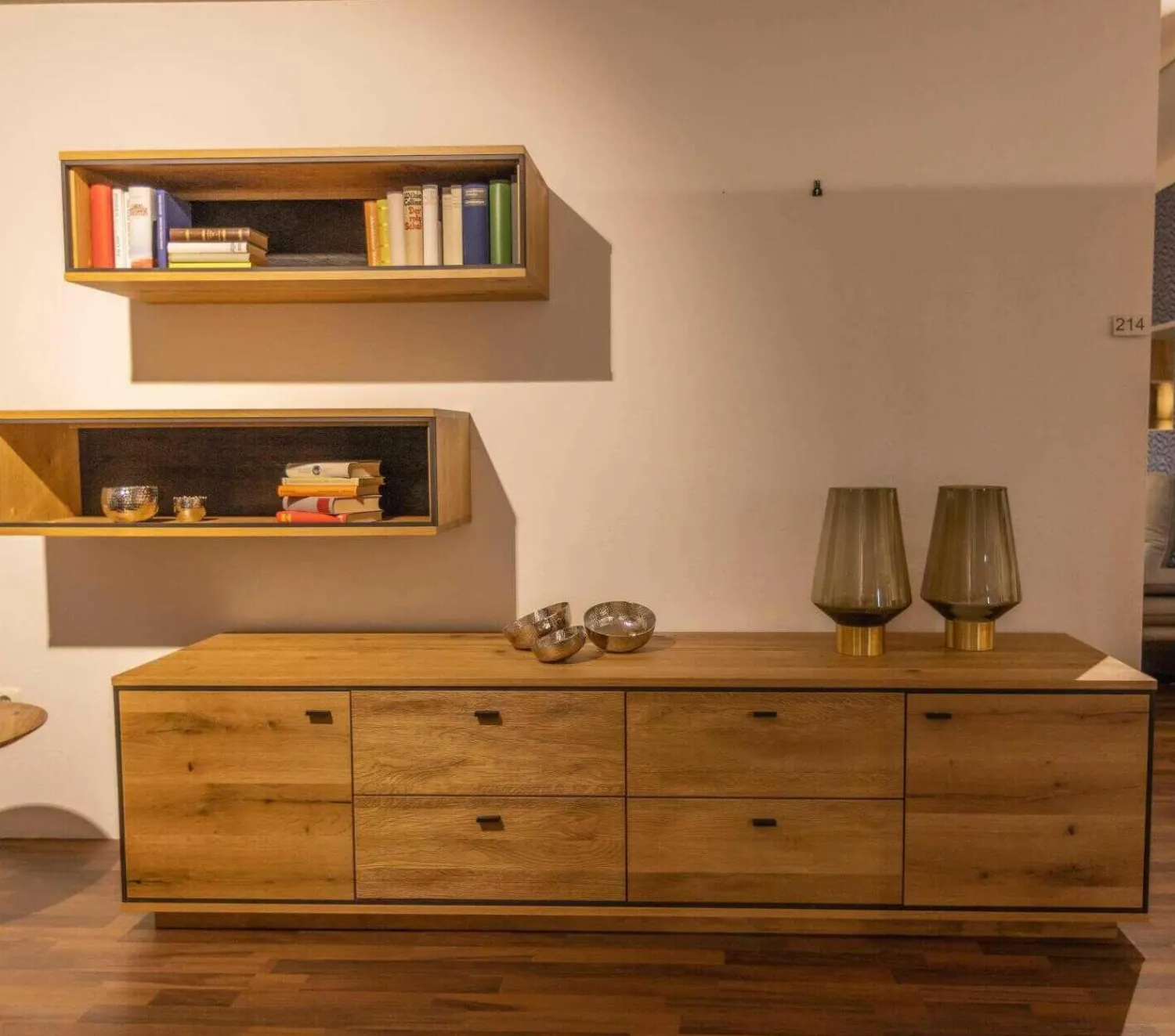 Schröder Franz Wohnwände & Tv-Lowboards|Wohnwand LS479920 Kitzalm Alpenglück Alteiche Natur