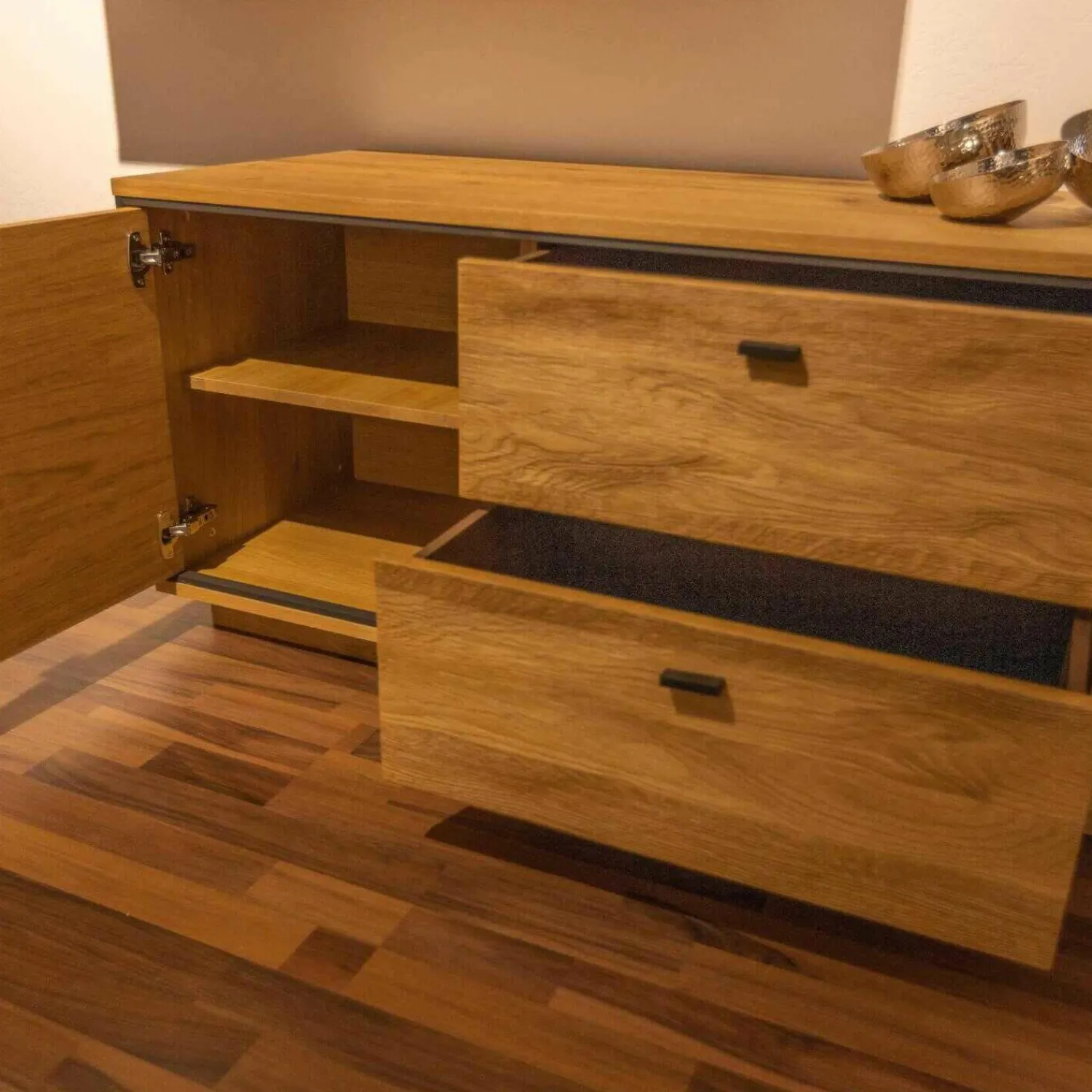 Schröder Franz Wohnwände & Tv-Lowboards|Wohnwand LS479920 Kitzalm Alpenglück Alteiche Natur