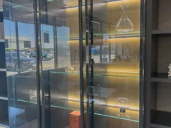 Hülsta Wohnwände & Tv-Lowboards|Wohnwand Mega-Design Schichtplatten Mit Oberflächenlackbeschichtung Grey Grau