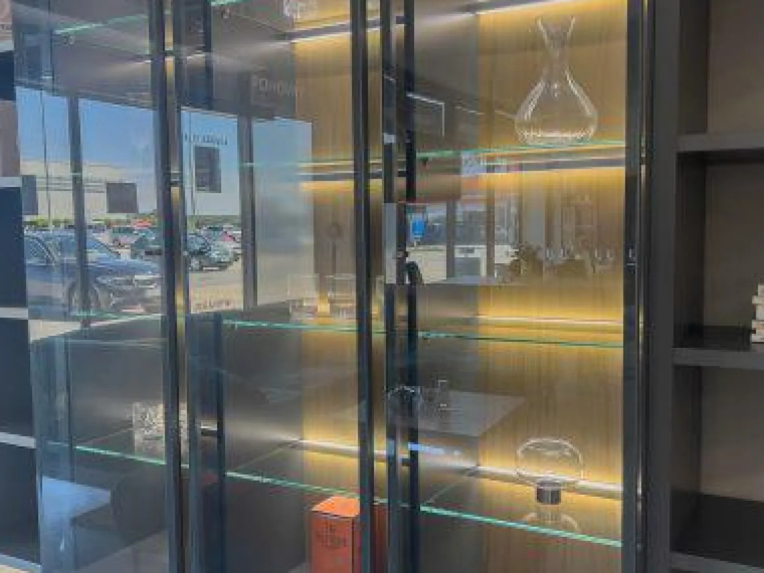 Hülsta Wohnwände & Tv-Lowboards|Wohnwand Mega-Design Schichtplatten Mit Oberflächenlackbeschichtung Grey Grau