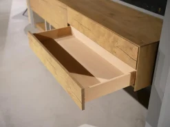 Contur Wohnwände & Tv-Lowboards|Wohnwand Mileto Asteiche Glas Lichtgrau