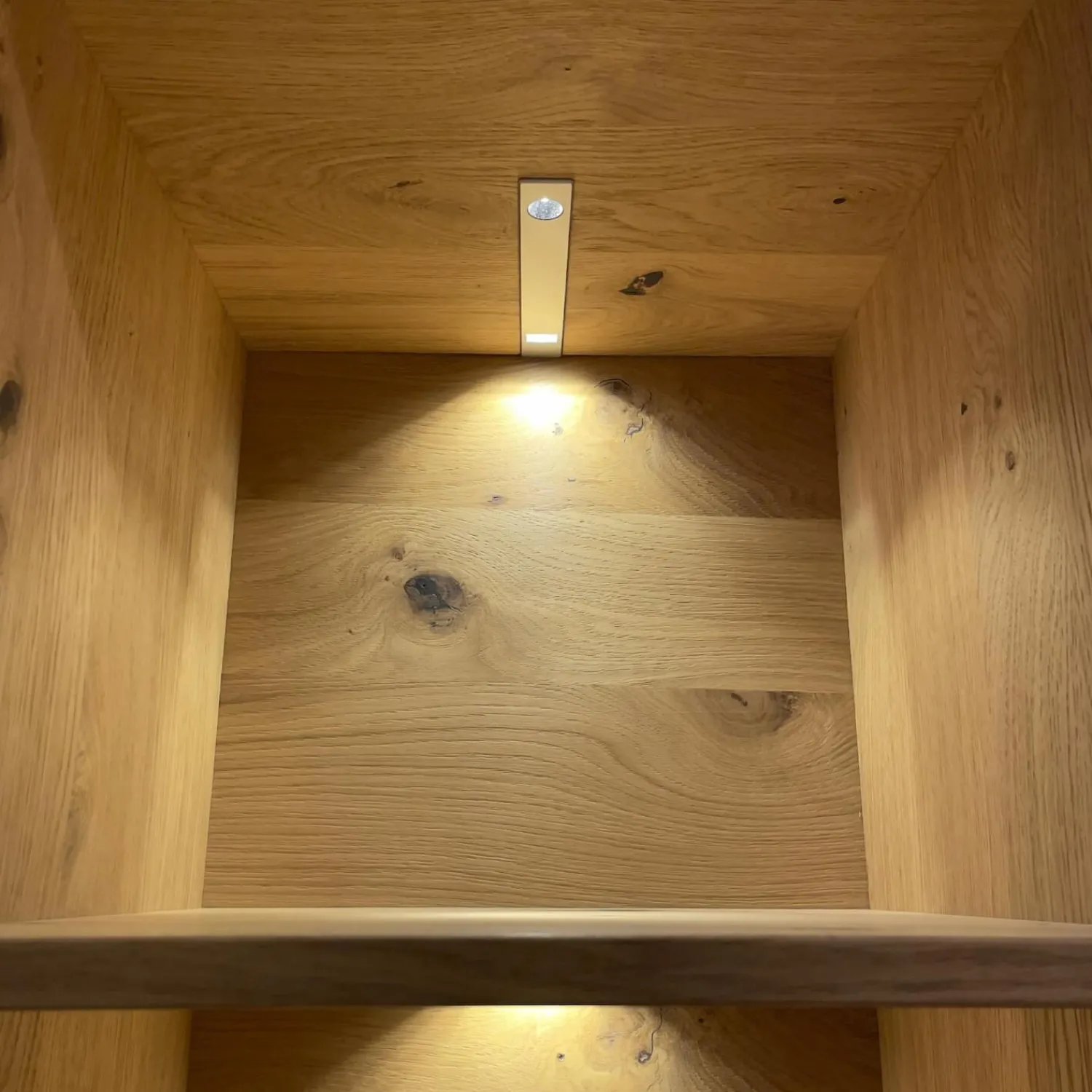 Schöner Wohnen-Kollektion Wohnwände & Tv-Lowboards|Wohnwand Mino Lack Kristallweiß Matt Akzente Wildeiche Hell Soft Gebürstet Geölt Inklusive Beleuchtung Und Kabeldurchlass