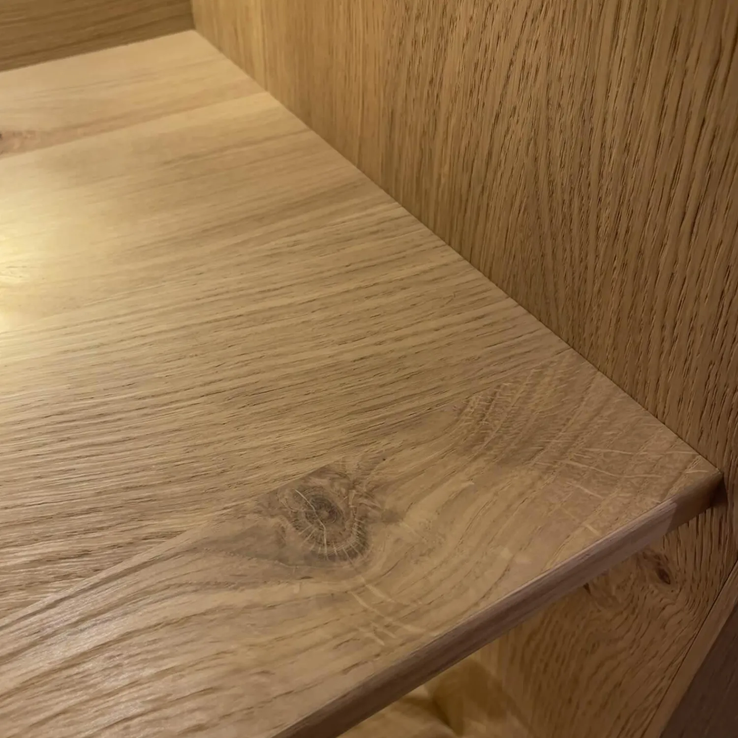 Schöner Wohnen-Kollektion Wohnwände & Tv-Lowboards|Wohnwand Mino Lack Kristallweiß Matt Akzente Wildeiche Hell Soft Gebürstet Geölt Inklusive Beleuchtung Und Kabeldurchlass