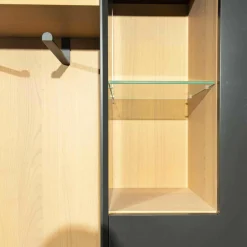 Sudbrock Wohnwände & Tv-Lowboards|Wohnwand Modo 19 Black Edition Kirschbaum