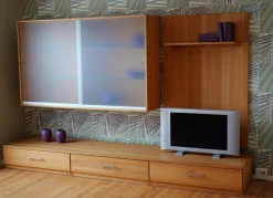 wasa Wohnen Wohnwände & Tv-Lowboards|Wohnwand Modus Buche Natur Geölt Inklusive Beleuchtung