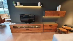 Hartmann Wohnwände & Tv-Lowboards|Wohnwand Nea Nussbaum Eiche Anthrazit