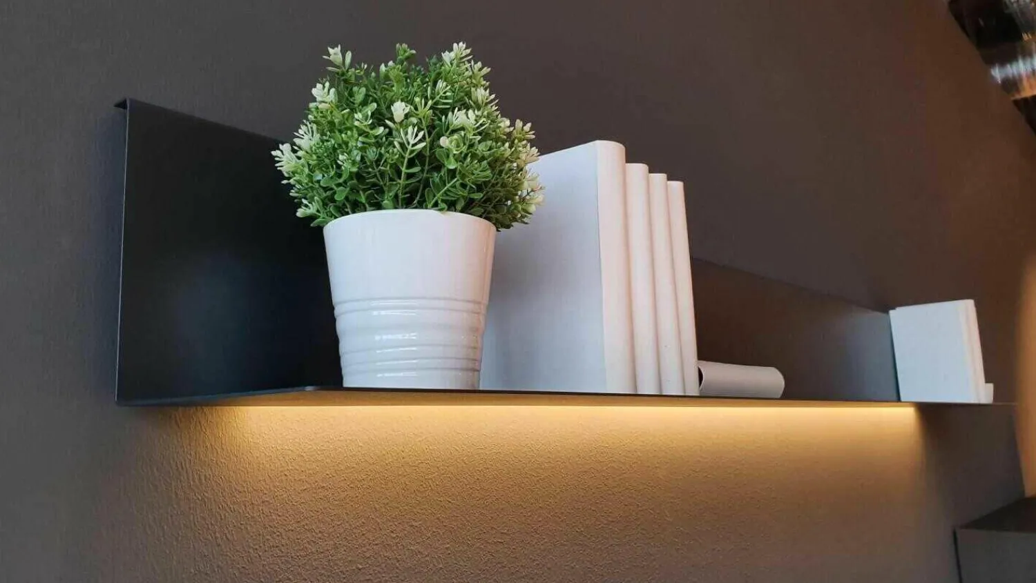 Hartmann Wohnwände & Tv-Lowboards|Wohnwand Nea Nussbaum Eiche Anthrazit