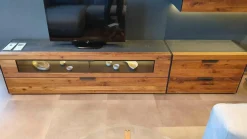 Hartmann Wohnwände & Tv-Lowboards|Wohnwand Nea Nussbaum Eiche Anthrazit