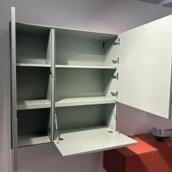 Hülsta Wohnwände & Tv-Lowboards|Wohnwand Neo Lack NCS S3050 Orange Und NCS S3010 Grün