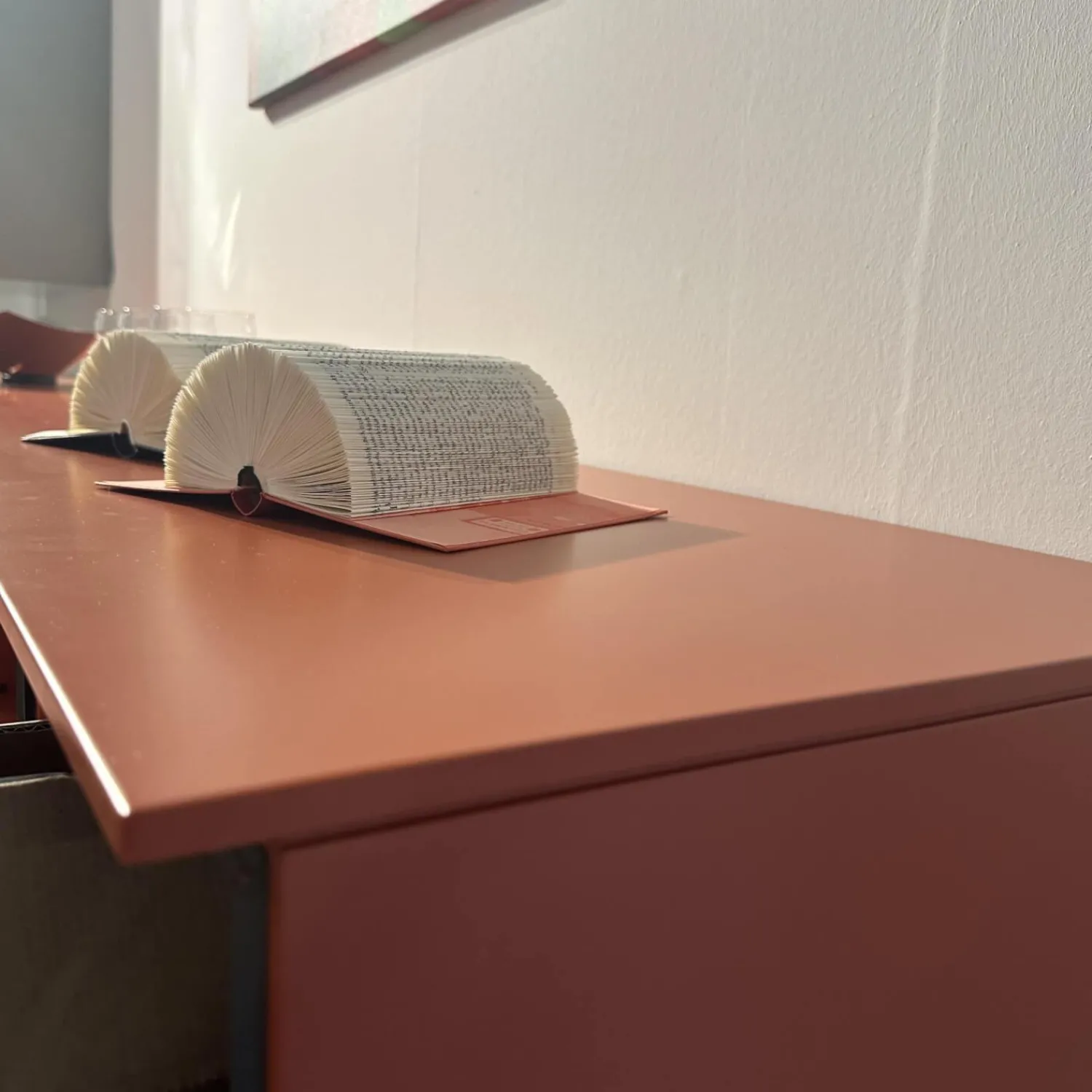 Hülsta Wohnwände & Tv-Lowboards|Wohnwand Neo Lack NCS S3050 Orange Und NCS S3010 Grün