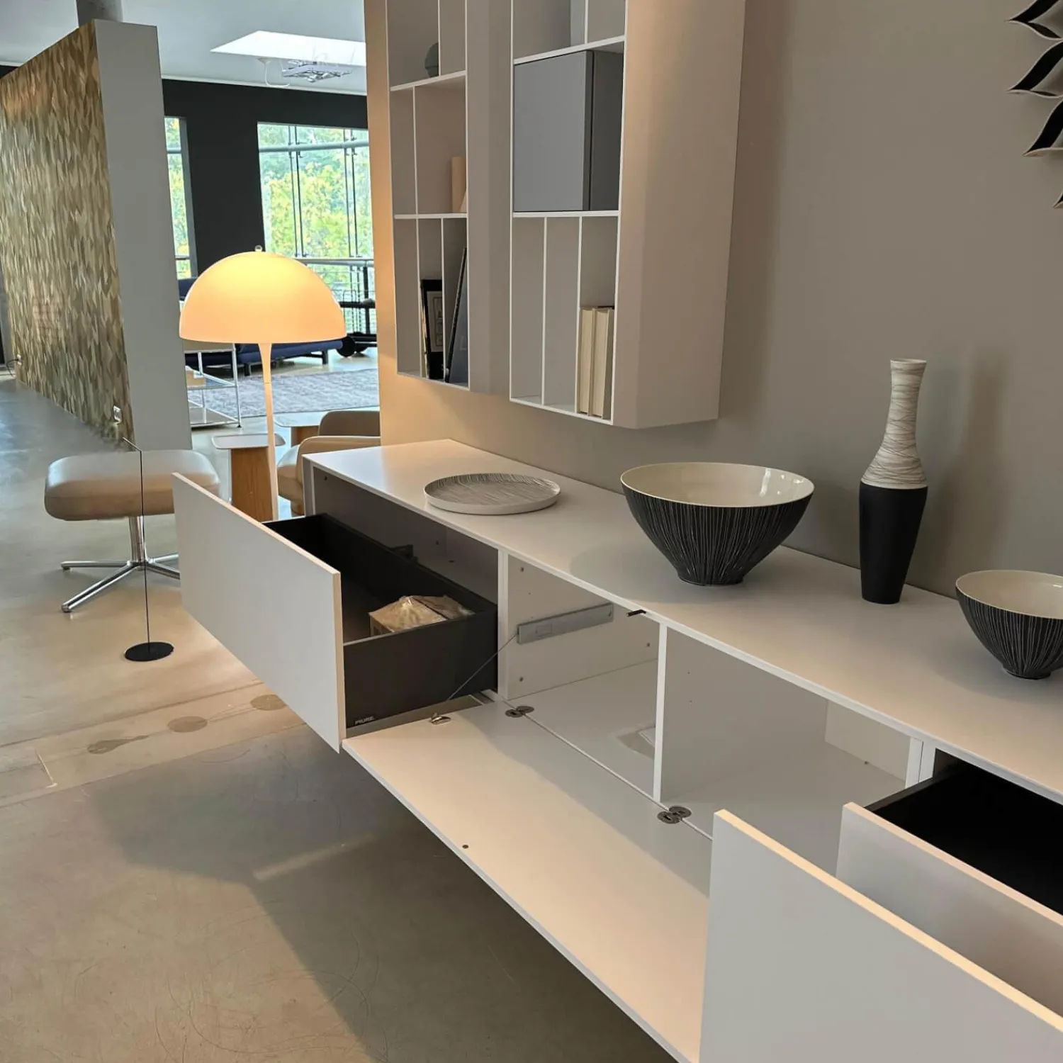 Piure Wohnwände & Tv-Lowboards|Wohnwand Nex Flex Lack Weiß P01 Matt