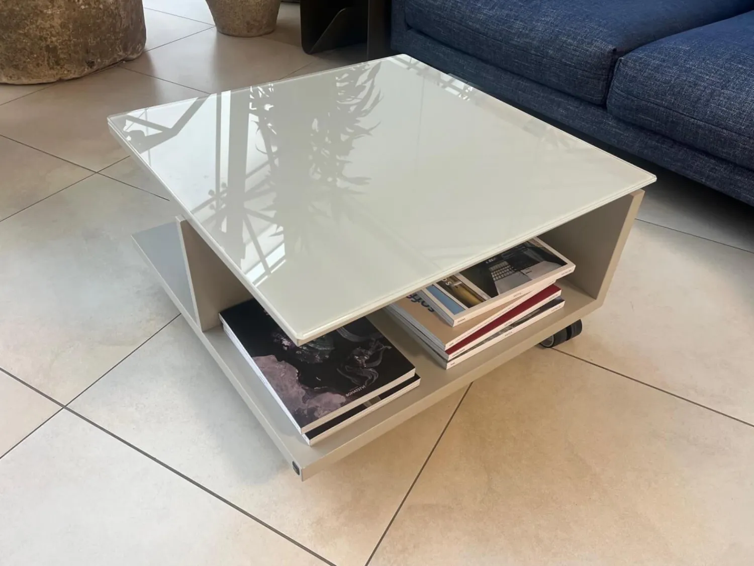 Hülsta Wohnwände & Tv-Lowboards|Wohnwand Now Vision C18 Lack Seidengrau Hochglanz Akzent Kernnussbaum Inklusive Couchtisch