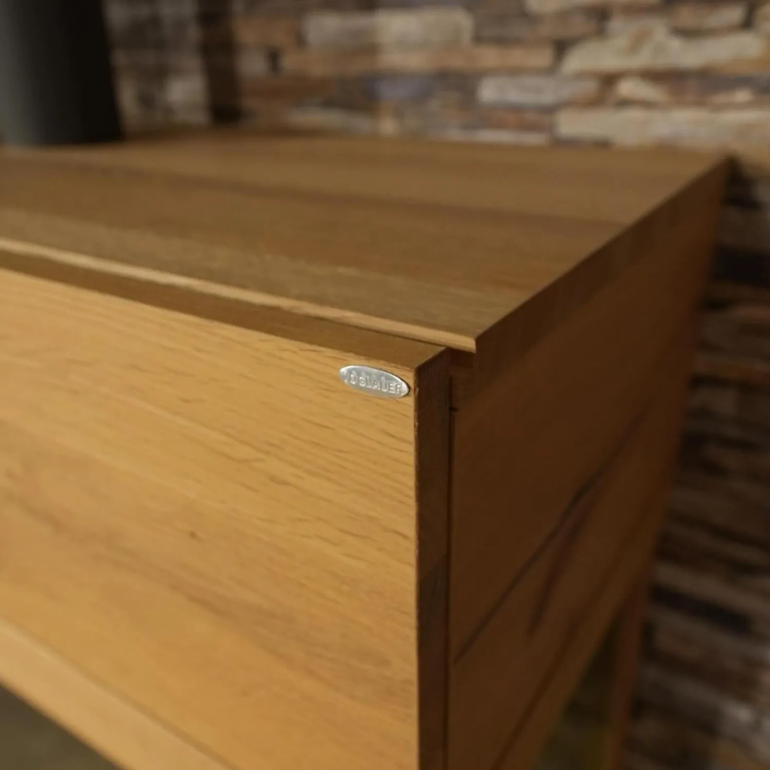 Voglauer Wohnwände & Tv-Lowboards|Wohnwand Opus Wildeiche Rustiko Akzent Beton Inklusive Highboard Und Sideboard