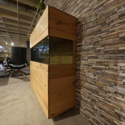 Voglauer Wohnwände & Tv-Lowboards|Wohnwand Opus Wildeiche Rustiko Akzent Beton Inklusive Highboard Und Sideboard