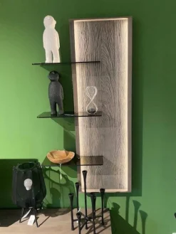 Natura Wohnwände & Tv-Lowboards|Wohnwand Saratoga Buche Massiv Geölt Silbergrau Grau Braun Inklusive Beleuchtung