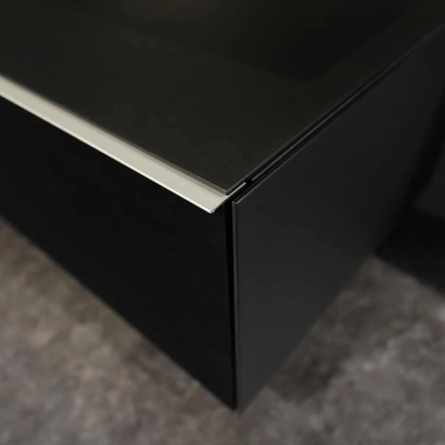 Spectral Smart Furniture Wohnwände & Tv-Lowboards|Wohnwand Scala Glas Satiniert Schwarz Salbei Grün Und Jade Grün Stoff Schwarz Mit Soundelement