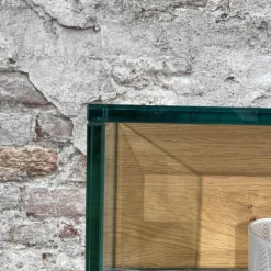 Hülsta Wohnwände & Tv-Lowboards|Wohnwand Scalic Lack Weiß Natureiche Lowboard Hängeelement Glas-Hängeelement