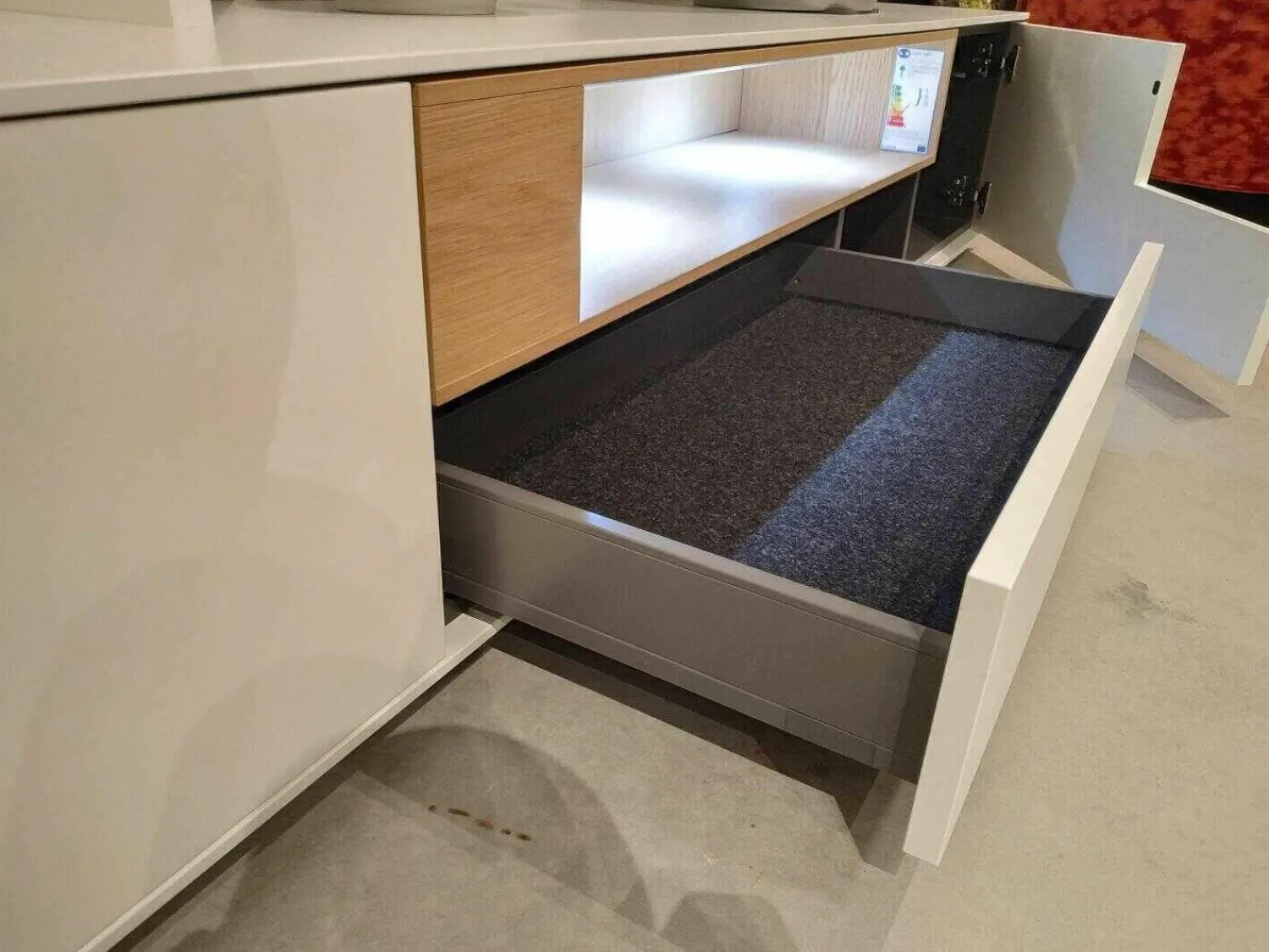 IRO Wohnwände & Tv-Lowboards|Wohnwand SE 7000 Lack Weiß Anthrazit