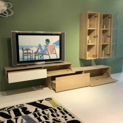 Rodam Wohnwände & Tv-Lowboards|Wohnwand Sigma Astig Weiß RAL 9010 Satinato Pigment Öl